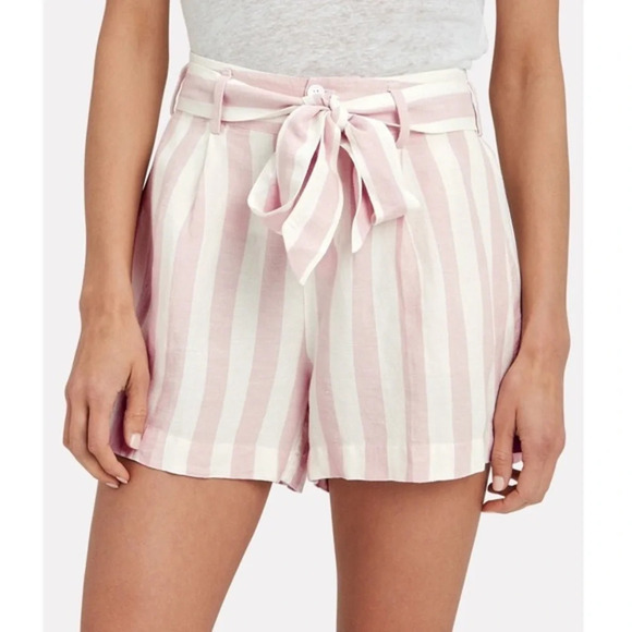 NWT Rails Katy Tie High Waist Striped Shorts - Picture 1 of 8